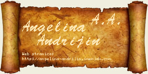 Angelina Andrijin vizit kartica